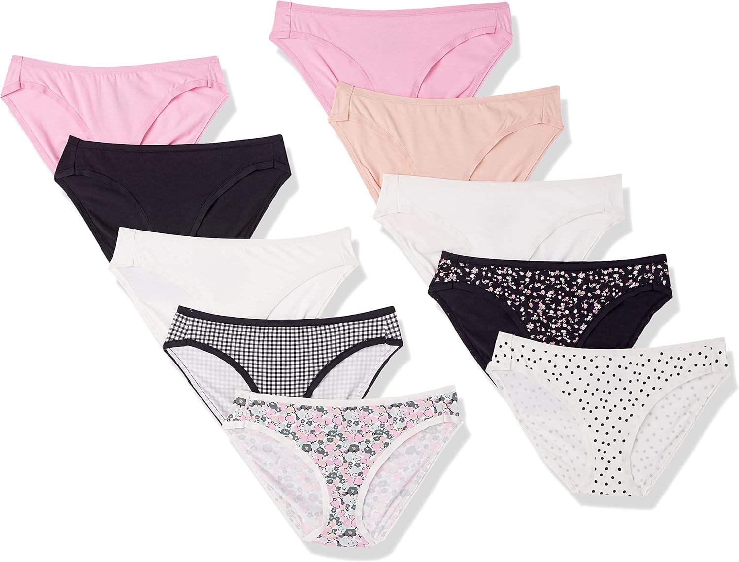 Buy  Essentials Women's Cotton Bikini Brief Underwear (Available in  Plus Size), Multipacks Online at desertcartSeychelles
